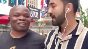 Dominicano que vivió en Chile sorprendió en pleno despacho en Nueva York: 'Tengo mi Cuenta RUT'