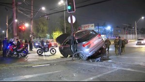 Huían con joyas robadas, dispararon y chocaron a otro conductor: Seis detenidos tras persecución que terminó en La Reina