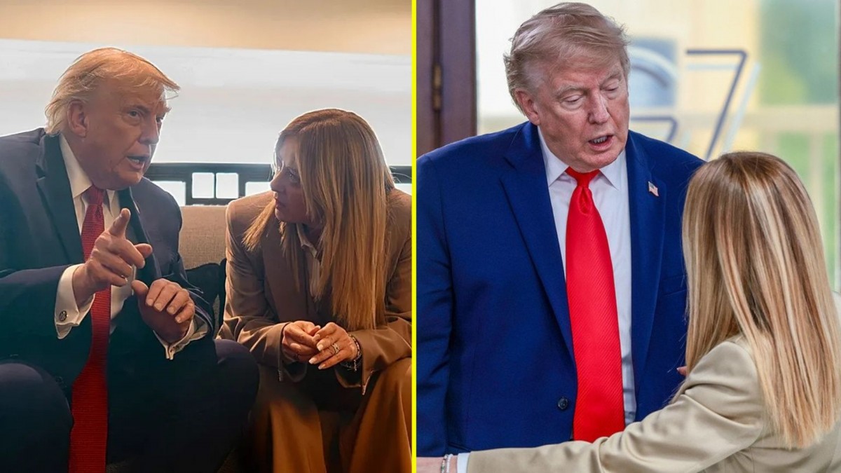 Choque entre Trump y Meloni: Mandatario dice que aceptó foto 'por pena' y recibe contundente réplica