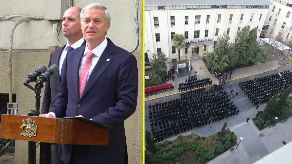 Presidente Kast en acto de la PDI: 'Chile enfrenta hoy un adversario implacable, el crimen organizado nacional e internacional'