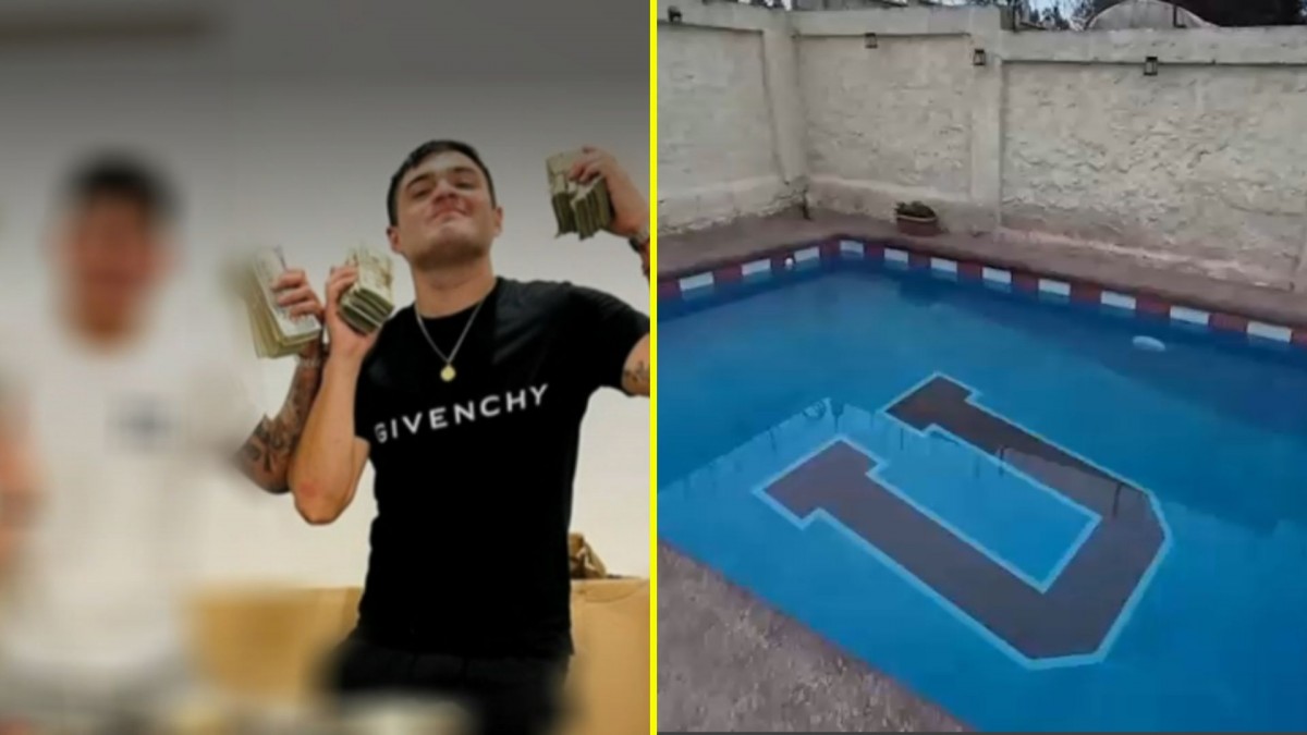 Ropa de lujo, miles de dólares y una piscina de la 'U': La vida de millonarios de lanzas chilenos en Pensilvania