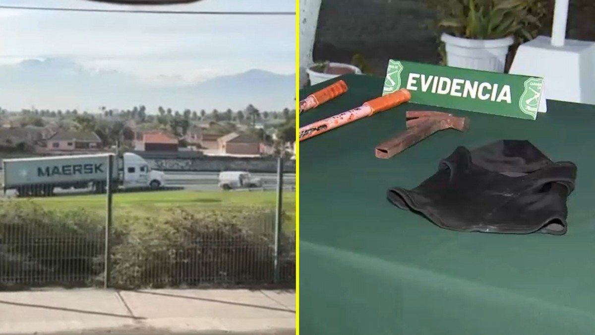 Carabineros detiene a dos sujetos por robo de camión con carga electrónica avaluada en $115 millones en Maipú