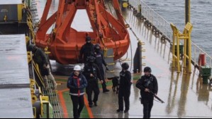 Sorpresivo control antidrogas a buque Japonés que cargó astillas de madera en Corral
