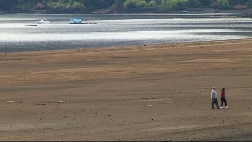 Habría descendido cerca de 200 metros: Preocupación por baja del lago Caburgua