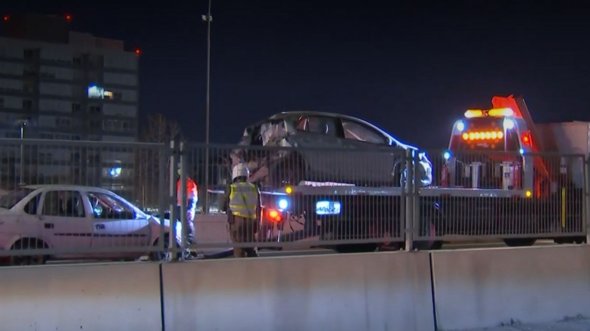 Choque múltiple provoca corte en la Ruta 5 y alta congestión en hora punta