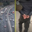 Según se pudo observar, el conductor buscó esquivar la fiscalización realizada por Carabineros. Tras ser interceptado, explicó que la placa patente no estaba instalada en la motocicleta porque se habría roto y que la mantenía guardada en la mochila.
