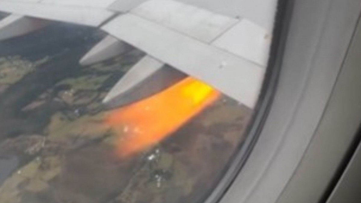 Impacto de aves obliga a vuelo de LATAM a regresar a Puerto Montt: Pasajeros captaron chispas en uno de los motores