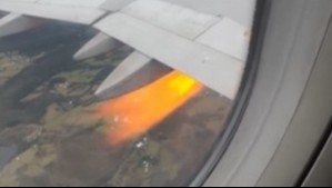 Impacto de aves obliga a vuelo de LATAM a regresar a Puerto Montt: Pasajeros captaron chispas en uno de los motores