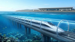 Viajará a 250 km/h bajo el mar: El ambicioso tren bala que reducirá trayectos de 8 horas a solo 40 minutos