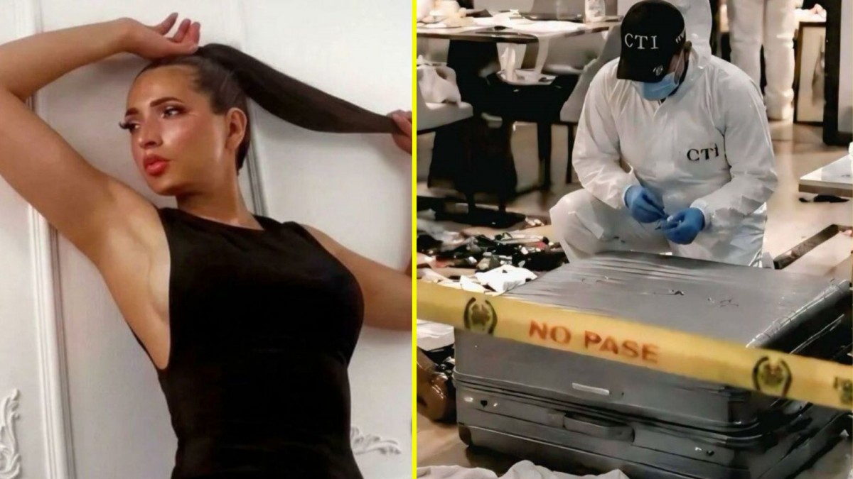 Modelo apareció sin vida dentro de una maleta: Las pistas que siguen los investigadores