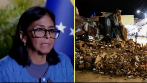 Delcy Rodríguez anuncia suspensión de clases y actividades tras terremotos en Venezuela y declara Estado de Emergencia