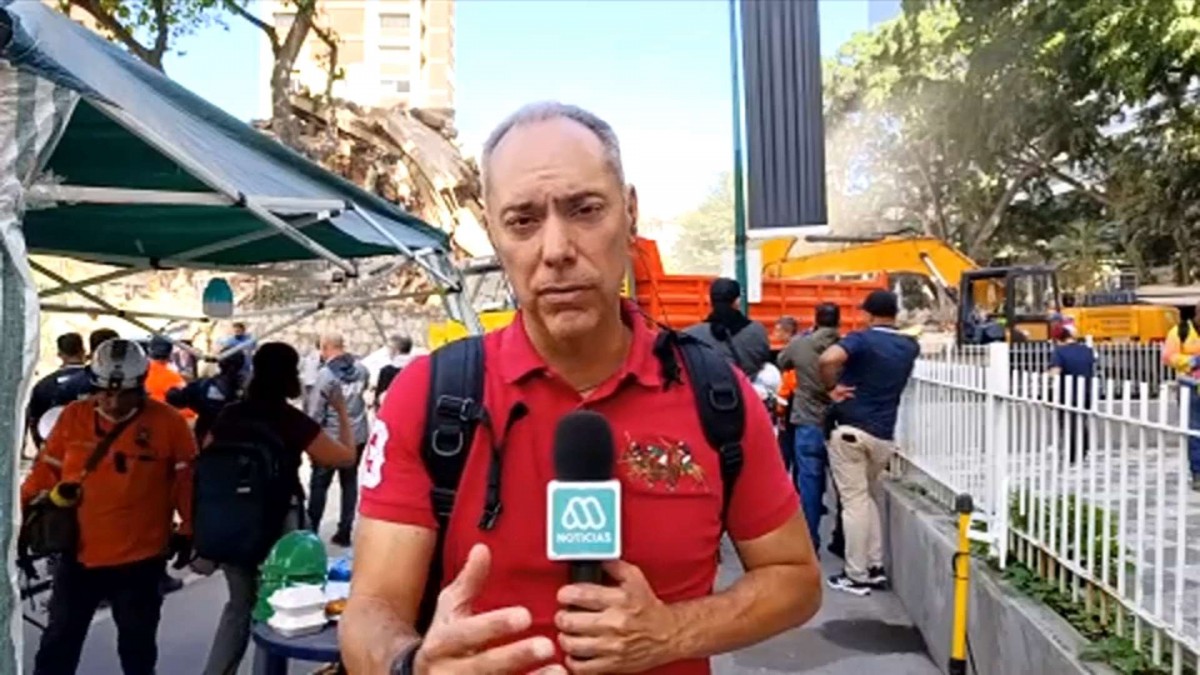 Tuvo que dormir en su auto: Corresponsal de Mega revela cómo vivió la noche tras terremoto en Venezuela