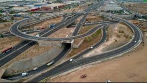 Nuevo enlace con Ruta 68 ya está operativo: Vespucio Norte activa mayor fluidez hacia la costa por fin de semana largo