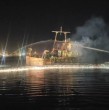 Un incendio afectó durante la noche del viernes a una embarcación ubicada en el sector Playa Changa, en la costanera de Coquimbo. La emergencia fue alertada cerca de las 21:20 horas.