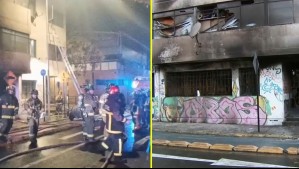 Sujeto tendría una orden de alejamiento: Carabineros investiga presunta intencionalidad en incendio de vivienda en Santiago