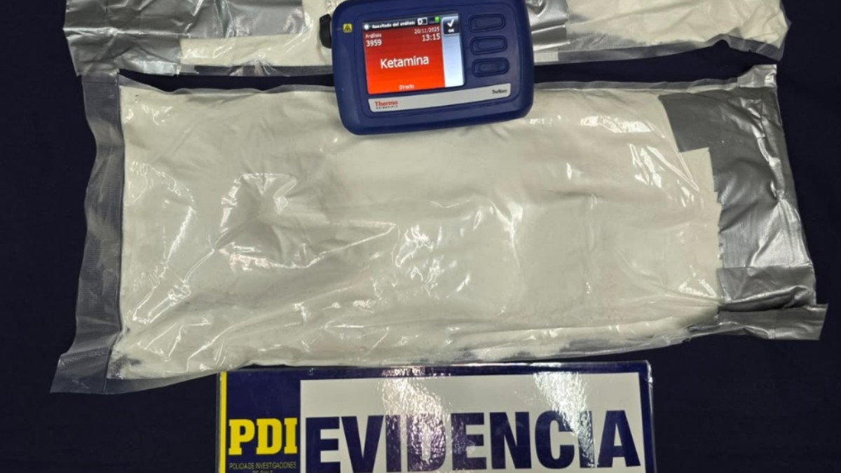 PDI frustra traslado de ketamina a Santiago y detiene a pasajero en Chacalluta