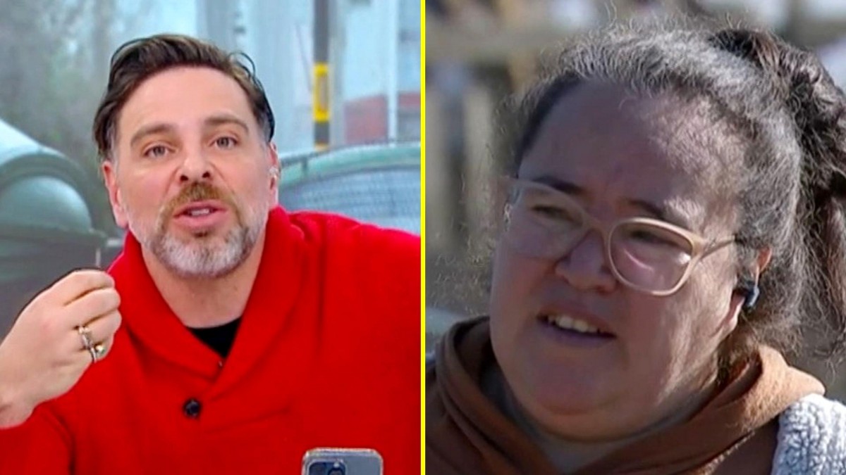 El cruce de Neme con habitante de megatoma en San Antonio: 'Yo no estoy juzgando si usted es buena o mala persona'