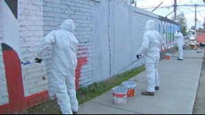 Autoridades lanzan operativo para borrar grafitis en el eje de Avenida Grecia: 'Si vuelven a rayar, nosotros vamos a volver'