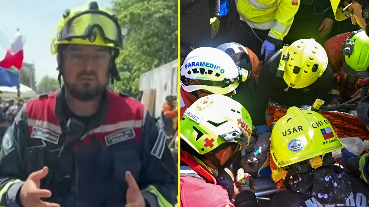 'Era como buscar una aguja en un pajar': Bombero chileno relata cómo salvaron con vida a Hernán en Venezuela