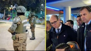 Ministro Arrau encabeza operativo policial en Cerro 18 de Lo Barnechea: Realizaron controles de identidad y migratorios