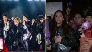 Fanáticos de BTS protestan fuera del Estadio Nacional por incertidumbre tras rechazo a conciertos en Chile