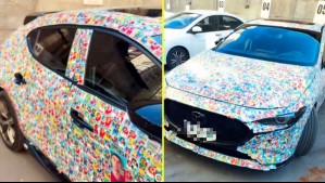 Una locura mundial: Exchico 'Yingo' impactó al cubrir su auto con más de 10 mil láminas del álbum