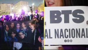 Fans de BTS protestan afuera de la Moneda tras rechazo al uso del Estadio Nacional para sus conciertos