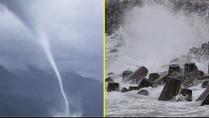'Nubes convectivas': Armada advierte posible formación de trombas marinas en sector costero de una región de Chile