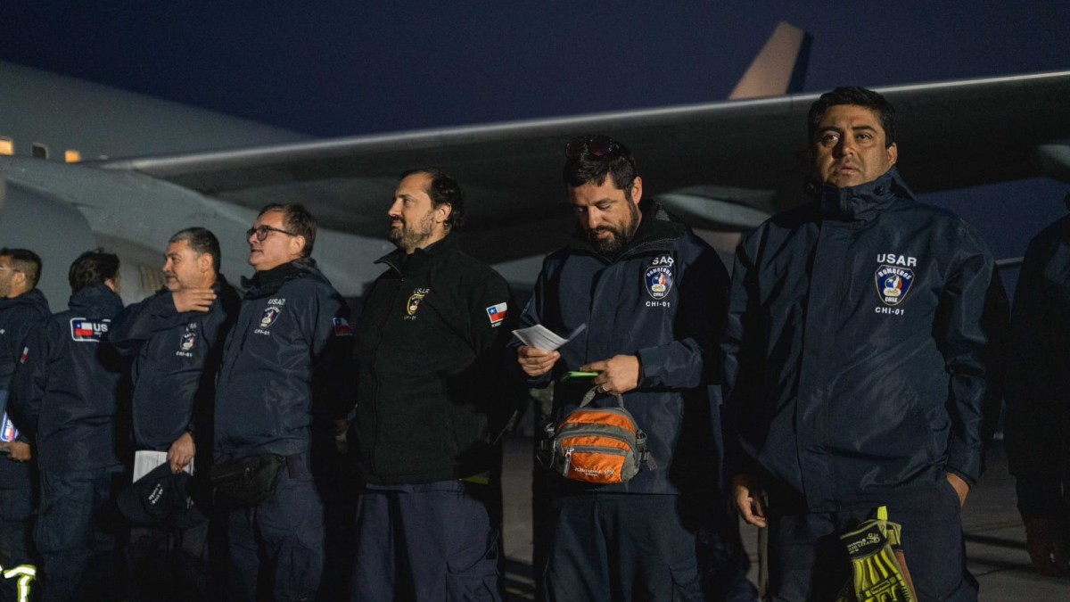 Bomberos USAR regresan a Chile tras participar en misión de búsqueda y rescate en Venezuela
