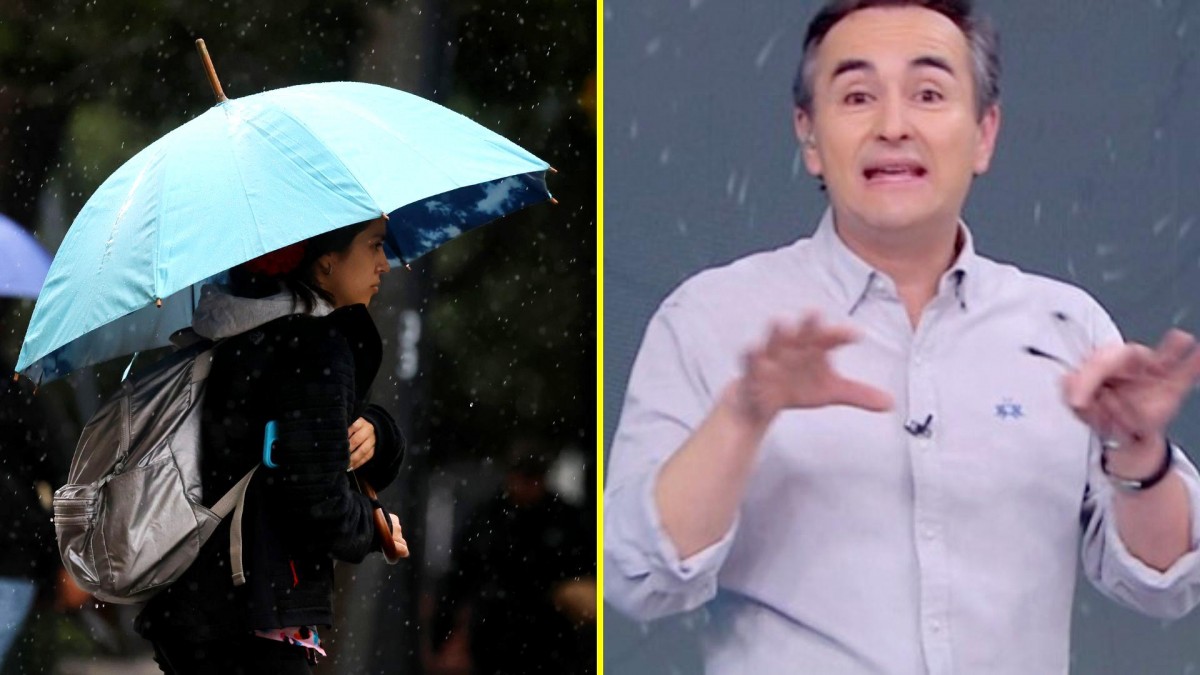 ¿A qué hora llueve? Alejandro Sepúlveda anticipa el avance del sistema frontal en Santiago para este sábado