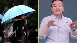 Lluvia en la zona central.