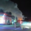 Durante la noche de este domingo se registró un accidente de tránsito en la comuna de La Calera, región de Valparaíso, que mantiene interrumpido el tránsito en la Ruta 5 Norte, a la altura del kilómetro 112, en las cercanías de la planta Sopraval.