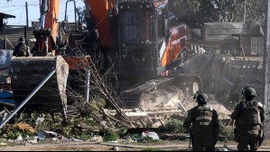 Continúa desalojo de la megatoma de San Antonio: Autoridades refuerzan su presencia en el 'Campamento Fuerza Guerrera'