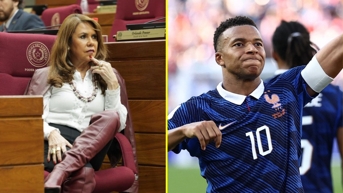 'Podré iniciar acciones legales': Senadora paraguaya responde duramente a Mbappé