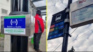 Chillán estrena los paraderos 'más modernos de Chile': Cuentan con pantallas en tiempo real e información auditiva