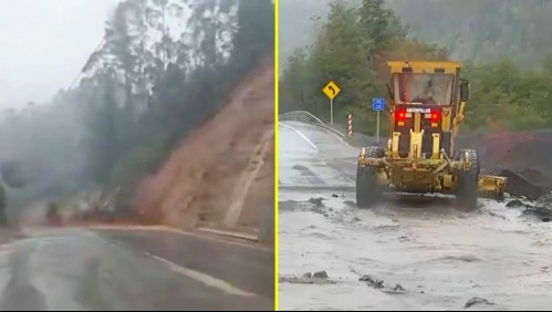 Temporal en el sur de Chile.