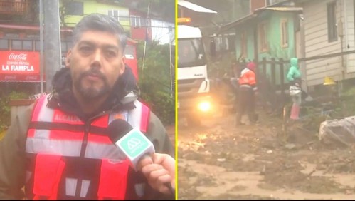 'Esta situación no la habíamos visto nunca': Alcalde de Corral por sistema frontal que ha generado múltiples remociones en masa