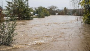 Senapred declara Alerta Roja en Molina por desborde de río