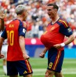 España y Bélgica empatan 1-1 en los cuartos de final del Mundial 2026 en el SoFi Stadium de Los Ángeles. Gol de Fabián Ruiz (29\\\') y empate de De Ketelaere para Bélgica. Partido en curso. El ganador enfrenta a Francia en semifinales.