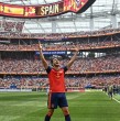 España gana 2-1 a Bélgica en los cuartos de final del Mundial 2026 en Los Ángeles. Goles de Fabián Ruiz y Mikel Merino. Courtois salió lesionado entre lágrimas en lo que pudo ser su último partido mundialista.