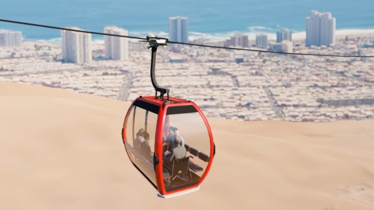 Unirá Alto Hospicio e Iquique en solo 16 minutos: Así será el futuro teleférico que busca transformar el transporte en Tarapacá