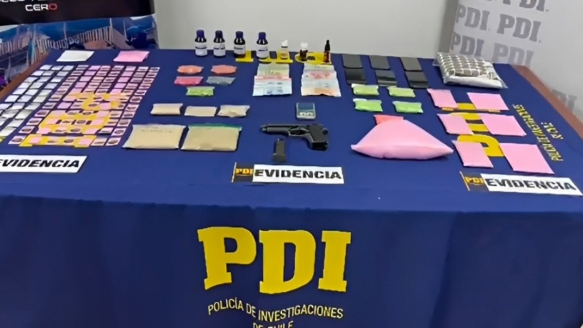 Detectives de Cerrillos desbaratan banda criminal dedicada a la venta de ketamina y éxtasis