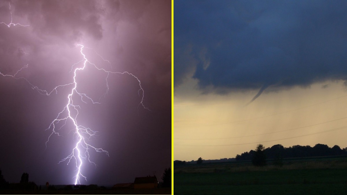 Meteorología emite avisos por nubes convectivas 'con características tornádicas' y tormentas eléctricas en zonas de tres regiones