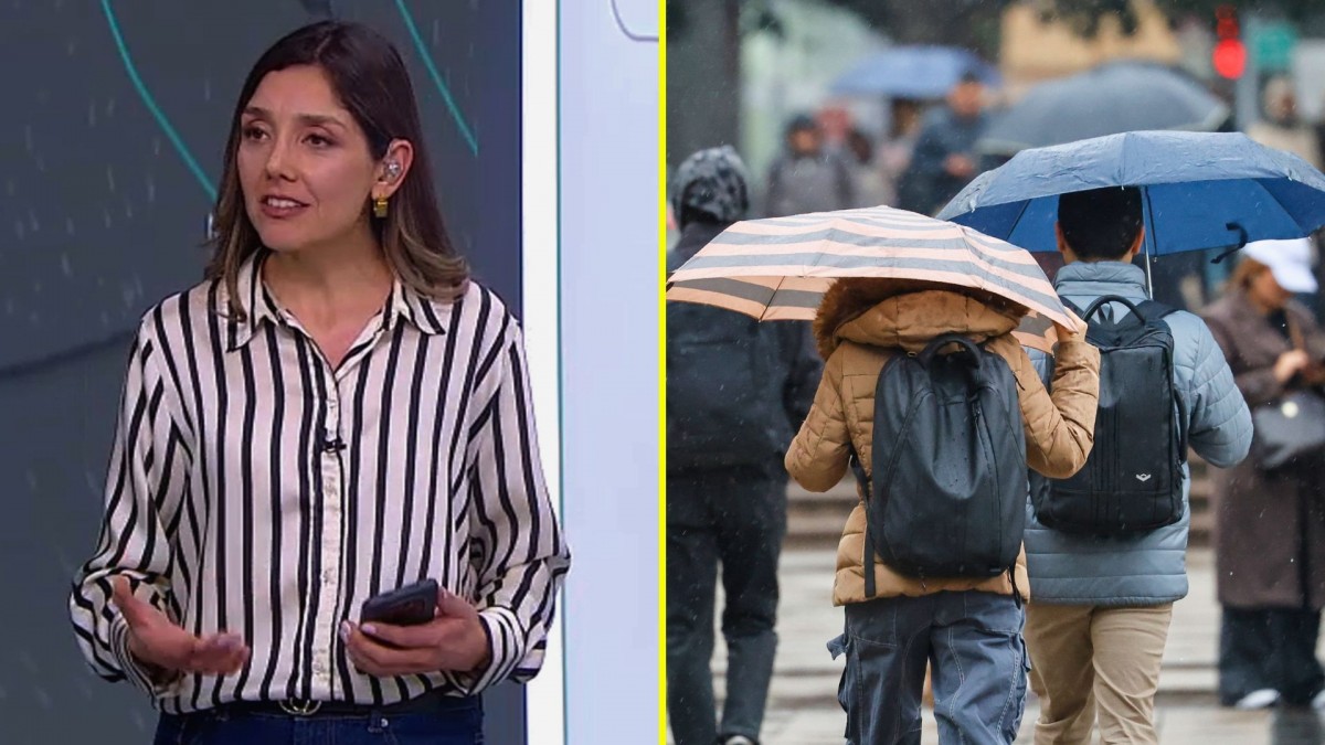'Que la gente se prepare': Meteoróloga de Megatiempo anticipa qué día comienzan las lluvias en la RM esta semana
