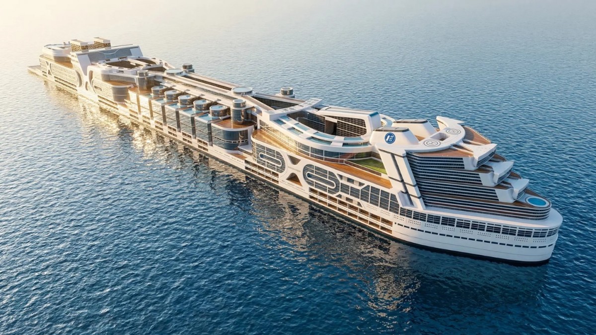Megabuque busca ser la ciudad flotante más grande del mundo: Los detalles del proyecto que beneficiaría a 80 mil personas