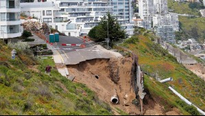 'Debería resistir': Autoridades explican qué pasará con los sectores afectados por socavones en Viña del Mar ante las lluvias