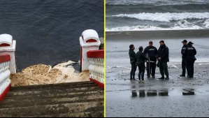 Video muestra cómo las marejadas hicieron 'desaparecer' playa de Pichilemu