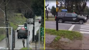 Dos carabineros son baleados en medio de procedimiento policial en Valdivia: Uno de ellos recibió disparo en el rostro