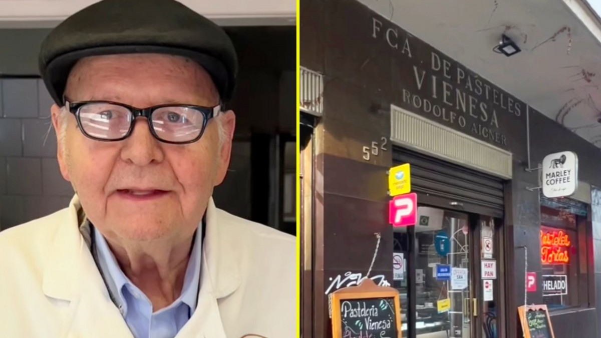 'Me fascina venir todos los días': Tiene 81 años y aún trabaja en la pastelería que sus padres fundaron hace décadas en Santiago