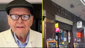 'Me fascina venir todos los días': Tiene 81 años y aún trabaja en la pastelería que sus padres fundaron hace décadas en Santiago